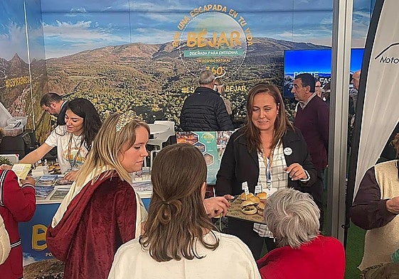 Imagen del expositor de Béjar en una edición anterior de Intur, en Valladolid.