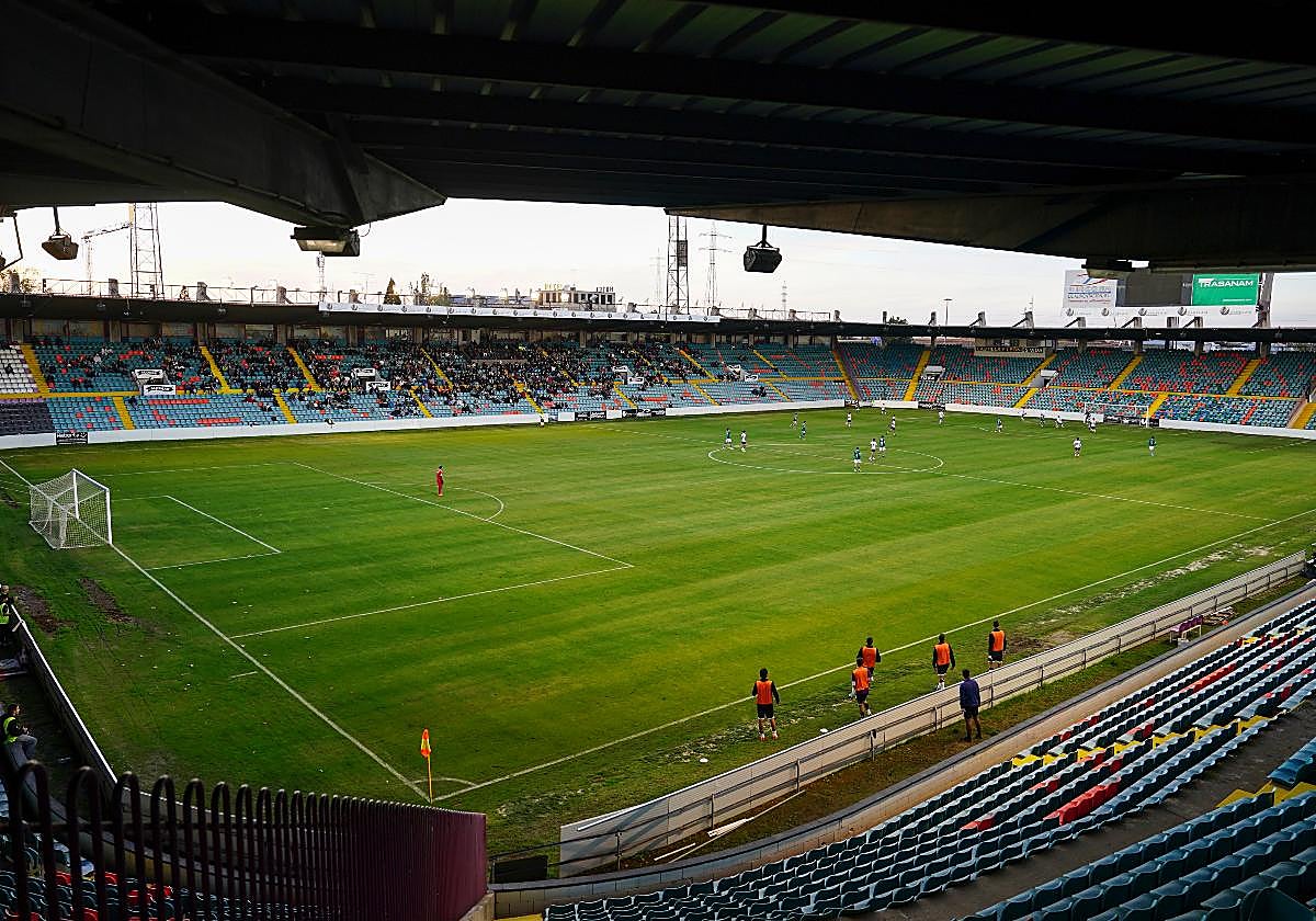 Vista del estadio Helmántico durante el choque de su reapertura, este pasado 2 de noviembre.