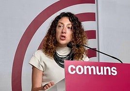 Aina Vidal, portavoz de los Comuns y diputada en el Congreso