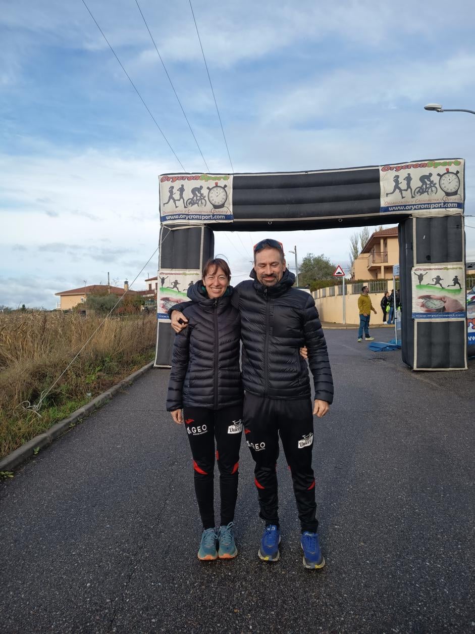 Dani Sanz y Verónica Sánchez, los más rápidos en Almenara de Tormes