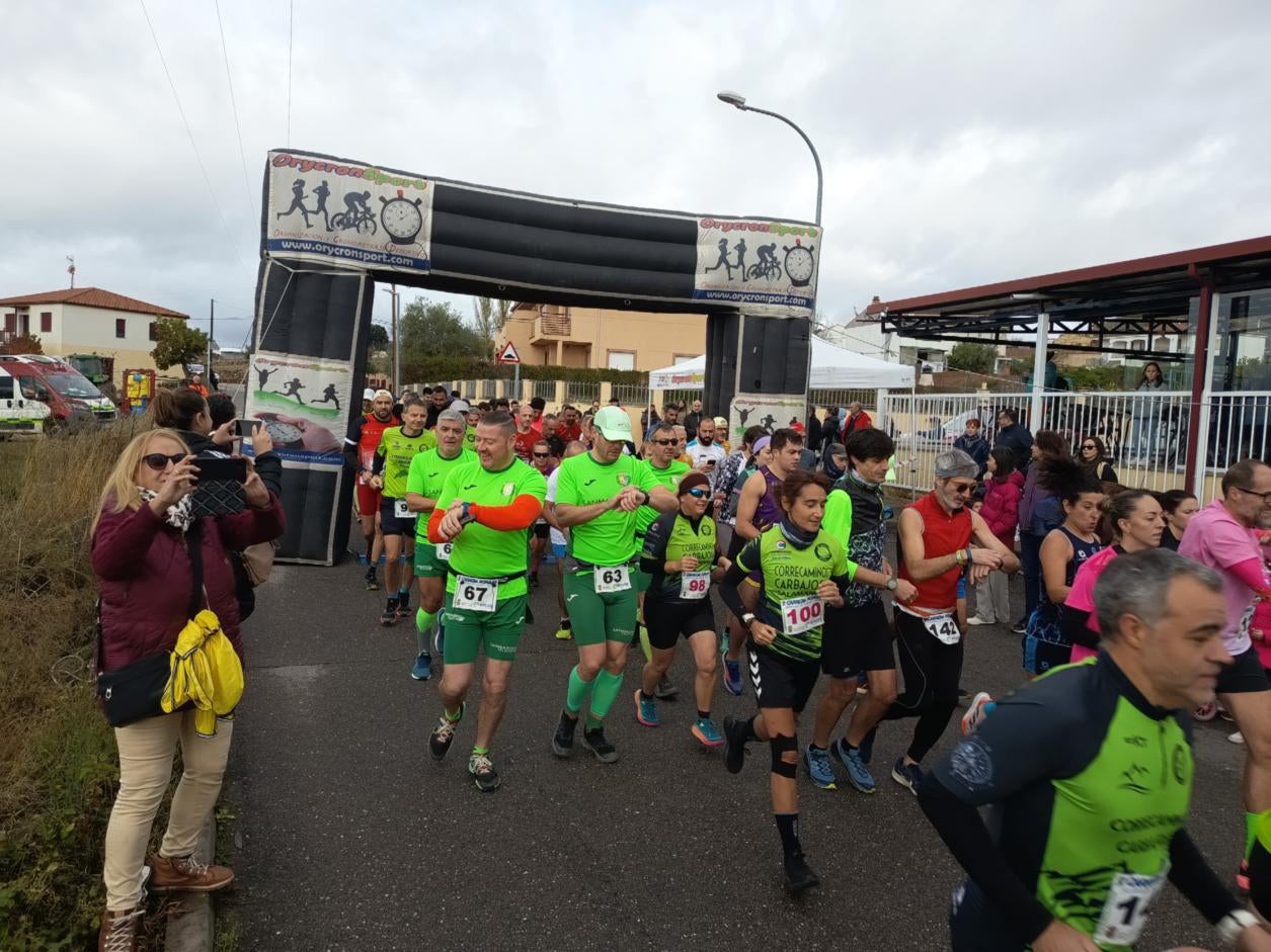 Dani Sanz y Verónica Sánchez, los más rápidos en Almenara de Tormes