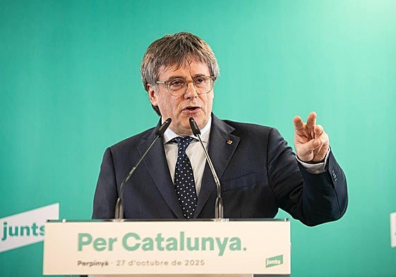 El presidente de Junts, Carles Puigdemont.
