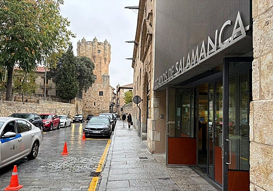 Los Juzgados de Salamanca, en la plaza de Colón.