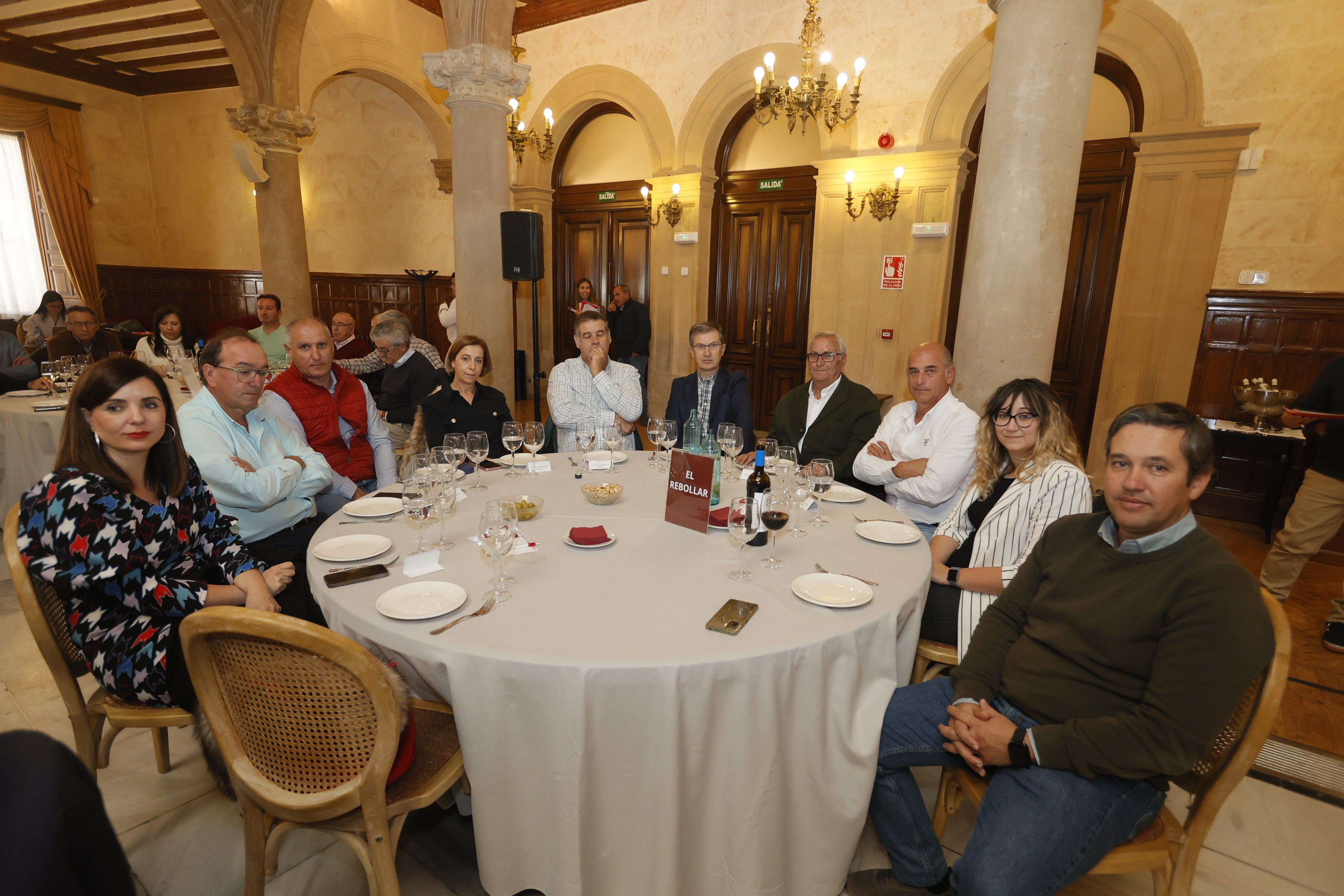 María Ramos (Unicaja), Miguel Ángel Sánchez (Ganadero)José María Sánchez (Agricultor), Begoña Fernández (Unicaja), Manuel Amador del Molino (Del Molino Velasco), Manuel Prieto (Prieto Sierra), Manuel García (Garmer), Pedro Alfonso Laso (Biocompostajes Laso), Noemí Hernández y Raúl del Brío (Agricultor).