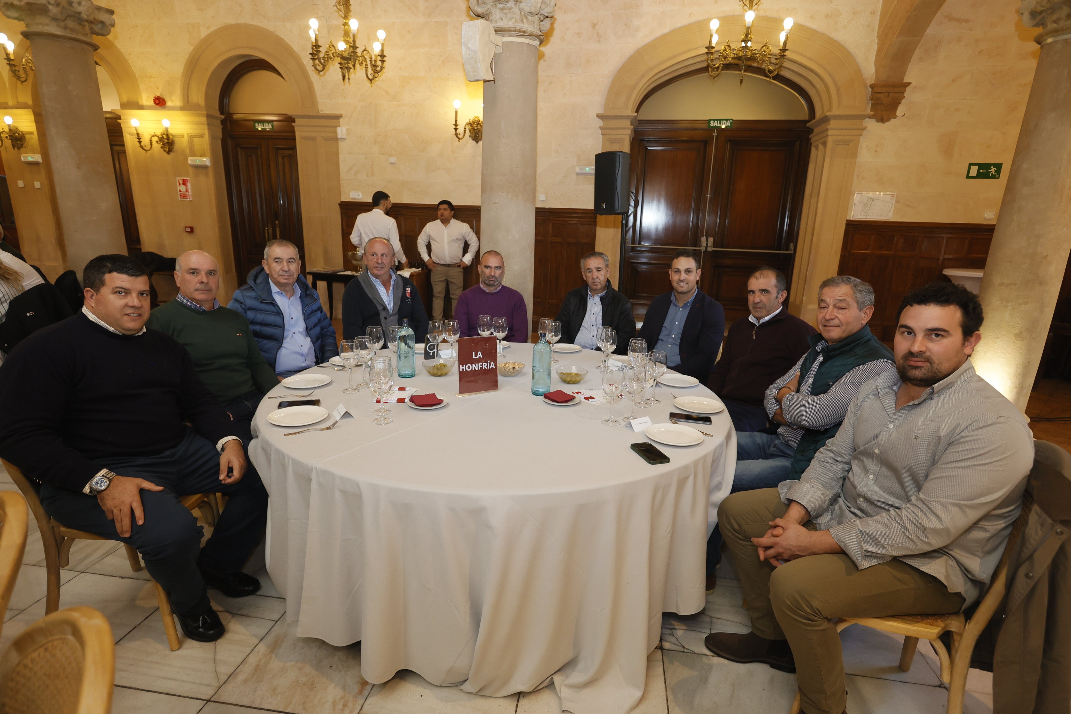 Álvaro Sánchez (Agricultor), Juan Carlos Mateos (ASAJA), Abelardo Santos (Agricultor), Celestino Martín (Ganadero), Emilio Hernández (Agricultor), Emilio Galache (Ganadero), Juan José Recio (ASAJA), Saturnino Benito (Ganadero), José Hilario Soria (ASAJA) y Pedro Martín.