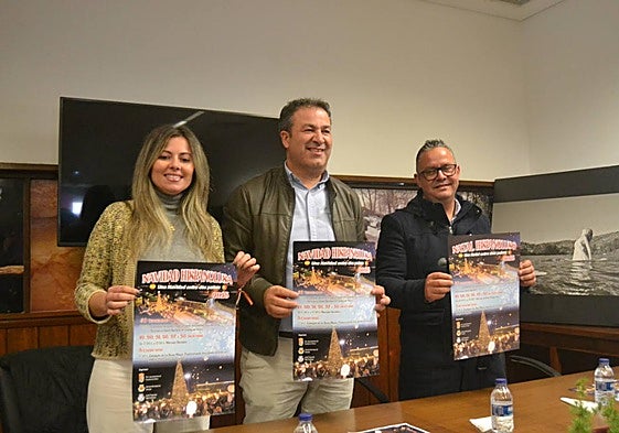 Laura Vicente, António Machado, Paulo Damasceno, en la presentación.