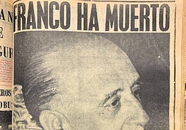 La portada de La Gaceta de Salamanca el 20 de noviembre de 1975.