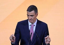El presidente del Gobierno, Pedro Sánchez.