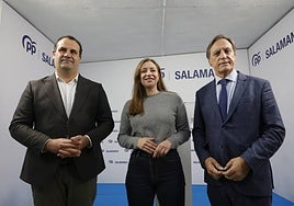 David Mingo, Ester Muñoz y Carlos García Carbayo.