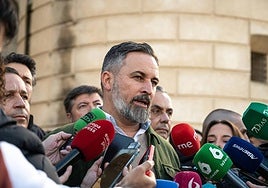 El presidente de Vox, Santiago Abascal.