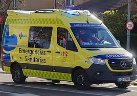Una ambulancia de Emergencias Sanitarias.