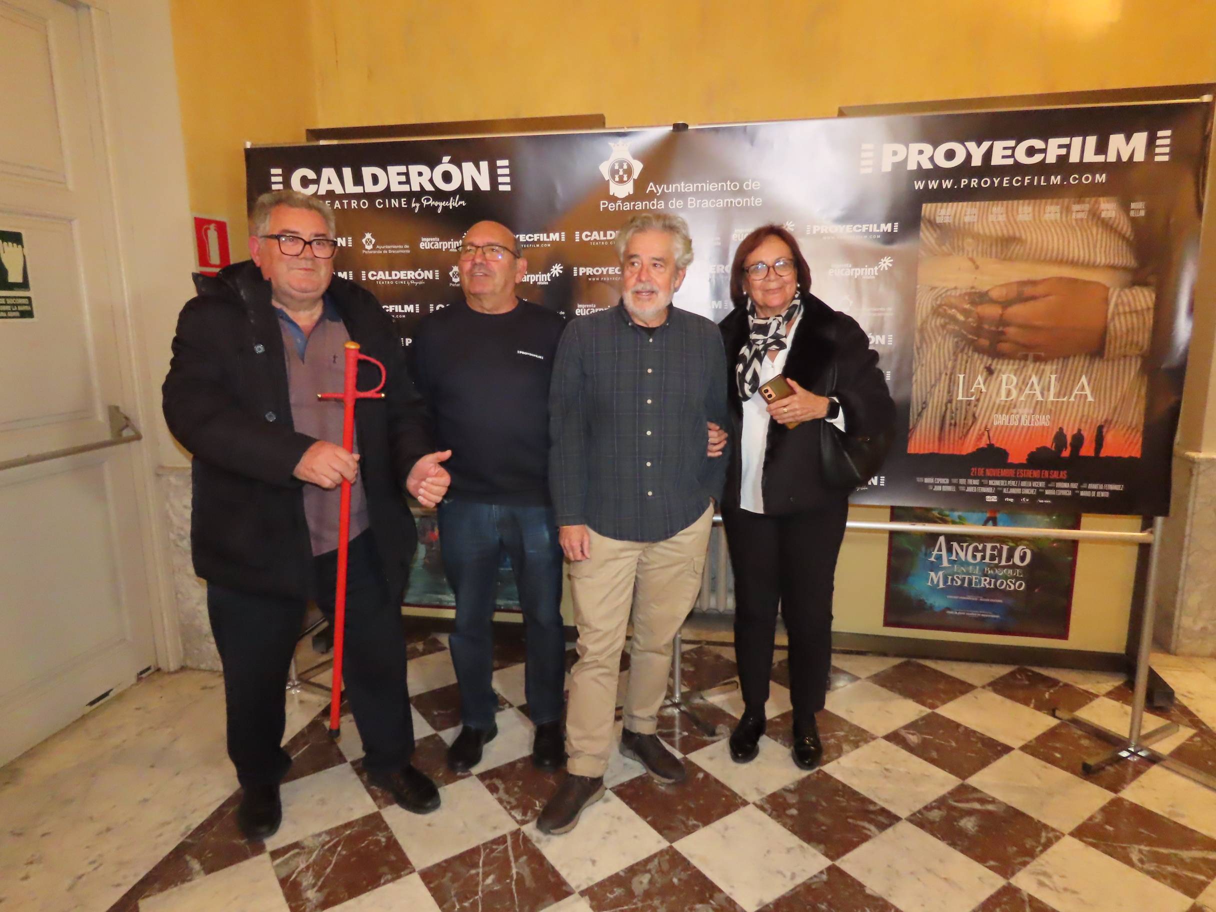 El estreno de &#039;La bala&#039; llena el cine de Peñaranda