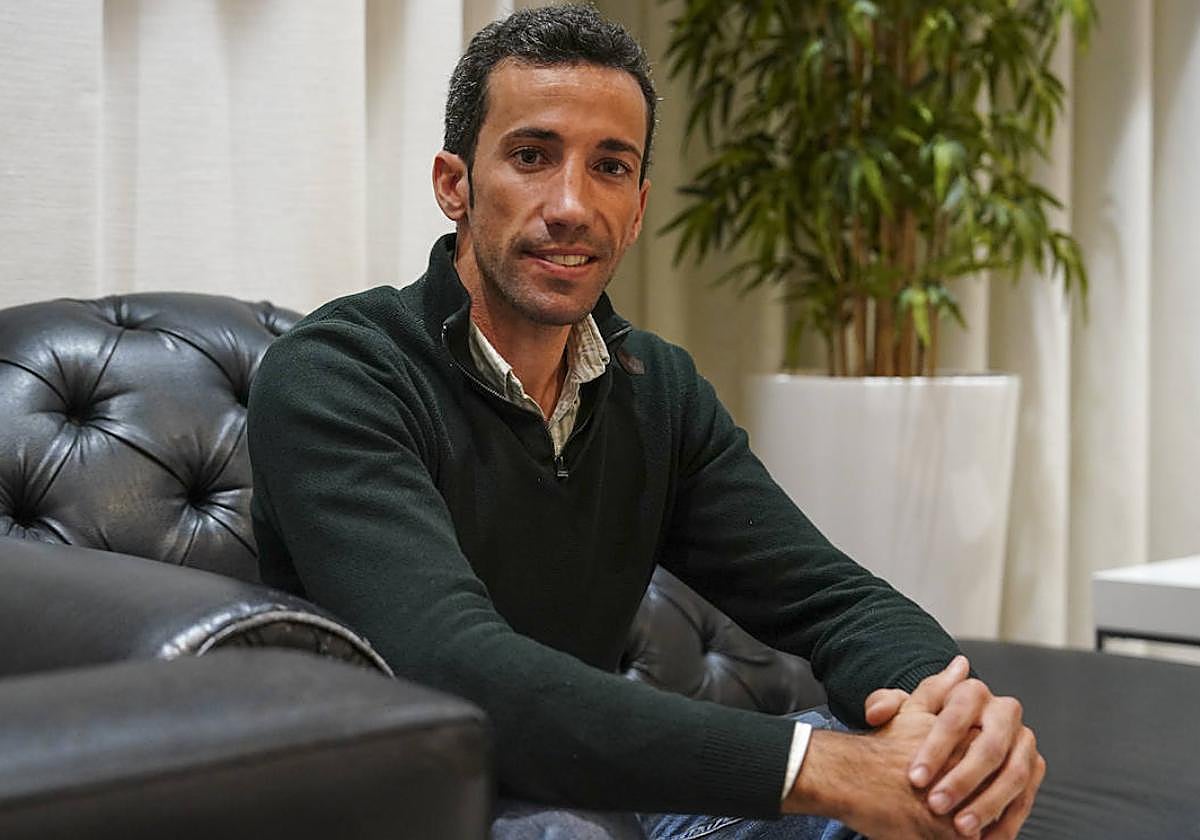 David de Miranda, en un momento de la entrevista.