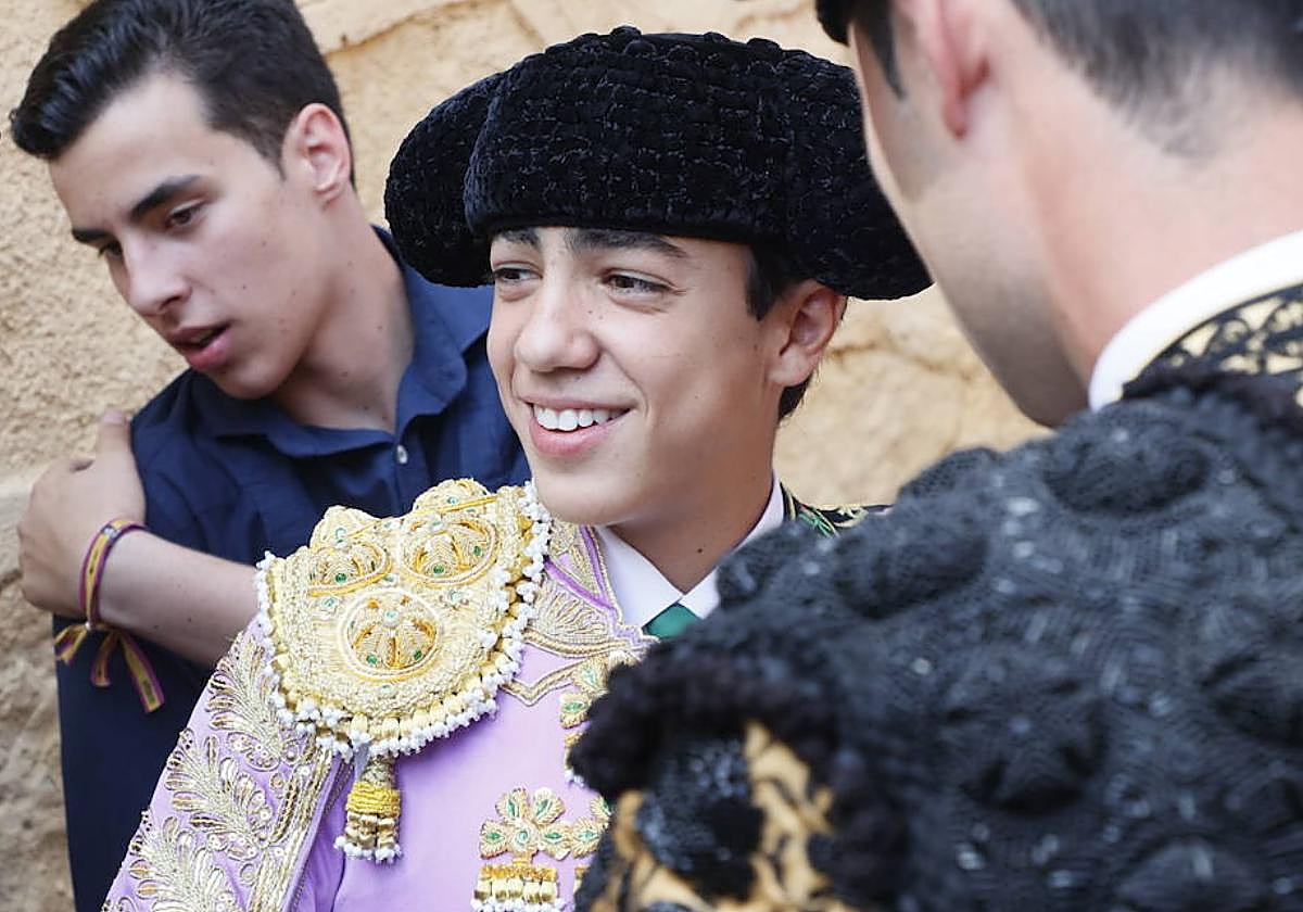 Marco Pérez, en el patio de cuadrillas de La Glorieta.