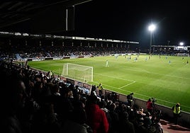 Aspecto del Reina Sofía desde el Fondo Oeste en el choque de este pasado viernes frente al Castilla.