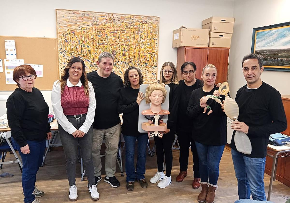 Alumnos de la Formación 'Asistir'.