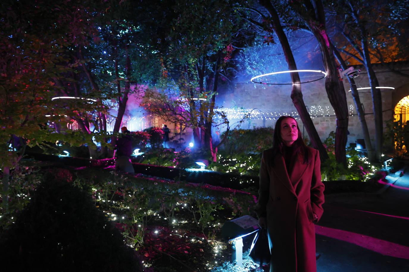 El encanto de la Navidad recala en Salamanca: el jardín mágico del Huerto, en imágenes