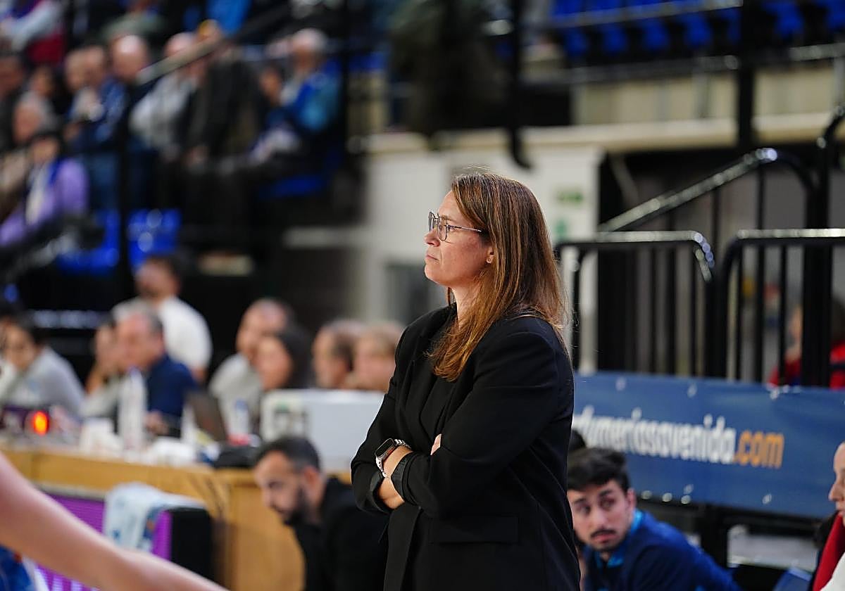 Montañana, durante el partido de este miércoles contra el Neptunas.