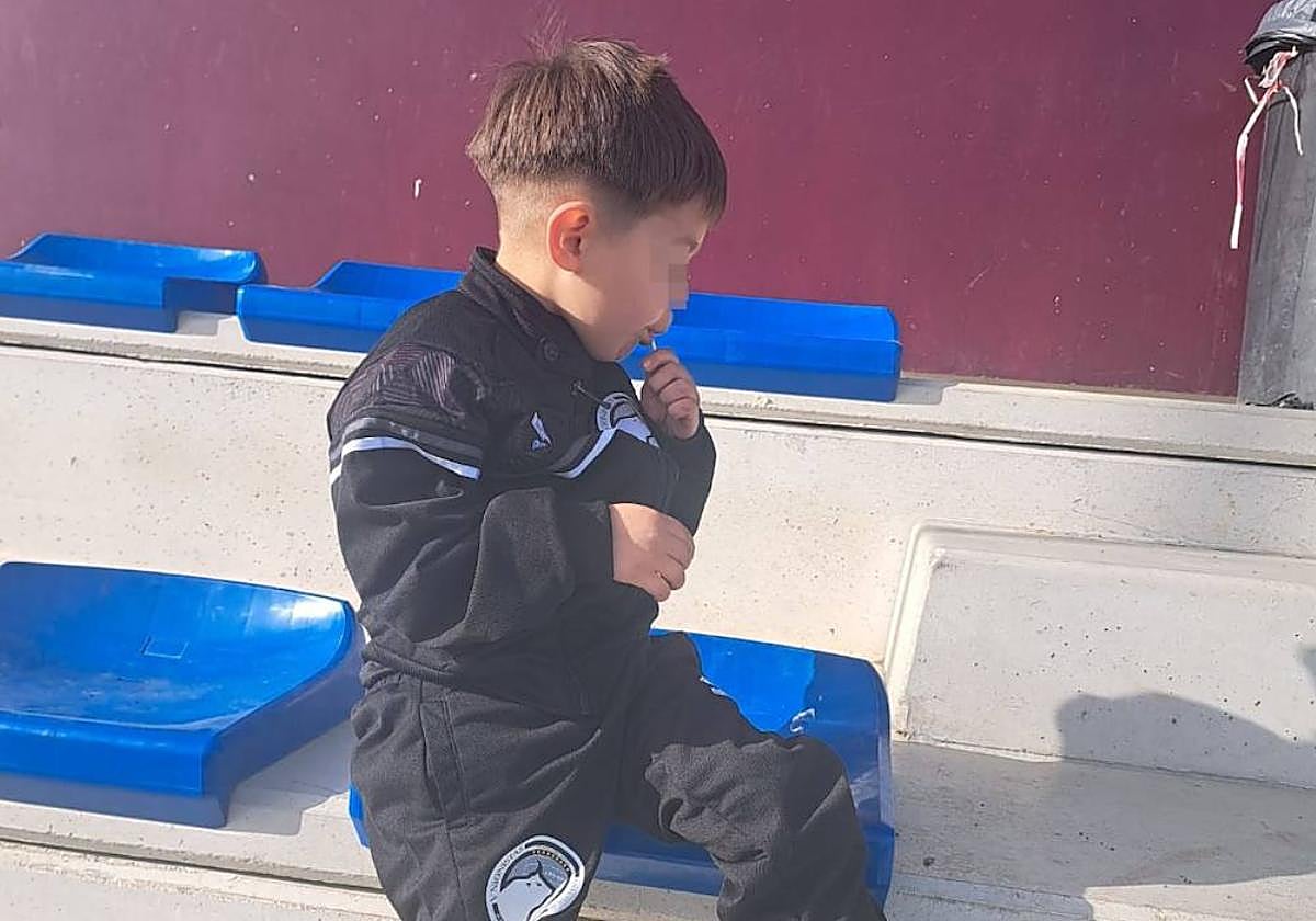 Cristiano Ronaldo, sentado en el anexo al Reina Sofía, después de un entrenamiento.