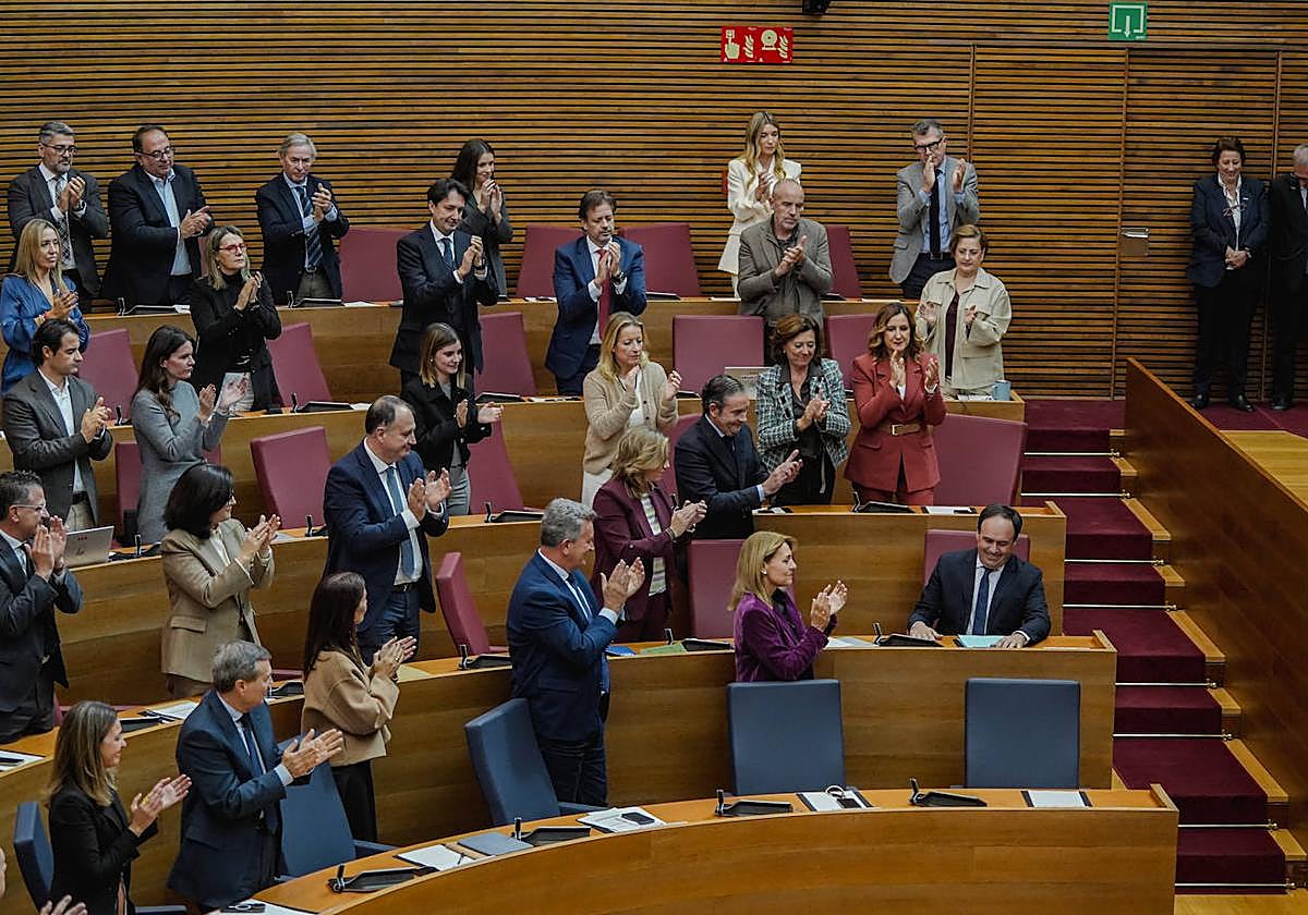 El secretario general del PP de la Comunitat Valenciana y candidato del PP a la investidura, Juanfran Pérez Llorca.