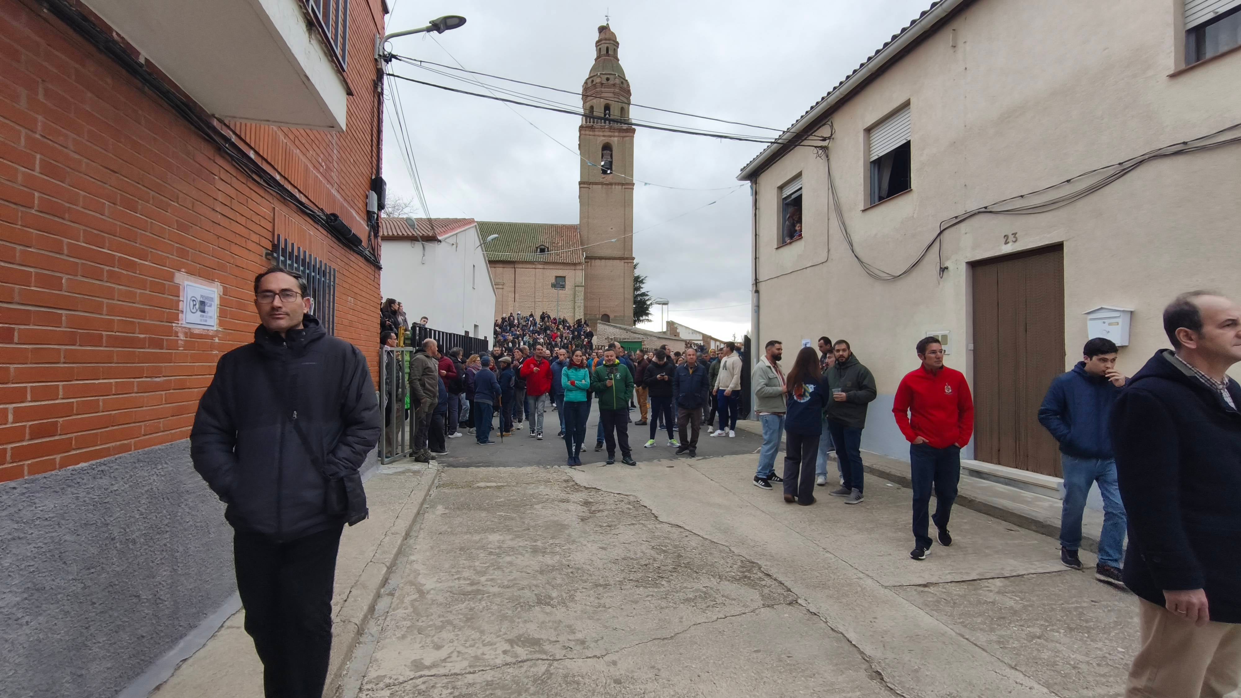 El Toro de San Andrés llena las calles de Palaciosrubios