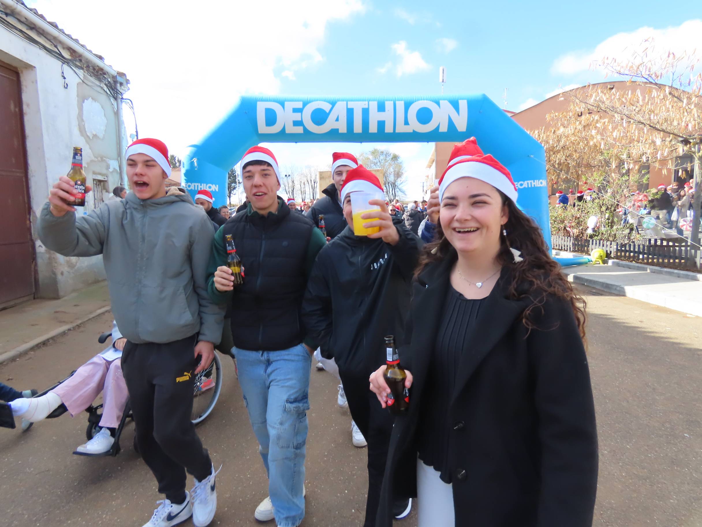 Pasos solidarios con acento navideño en Babilafuente
