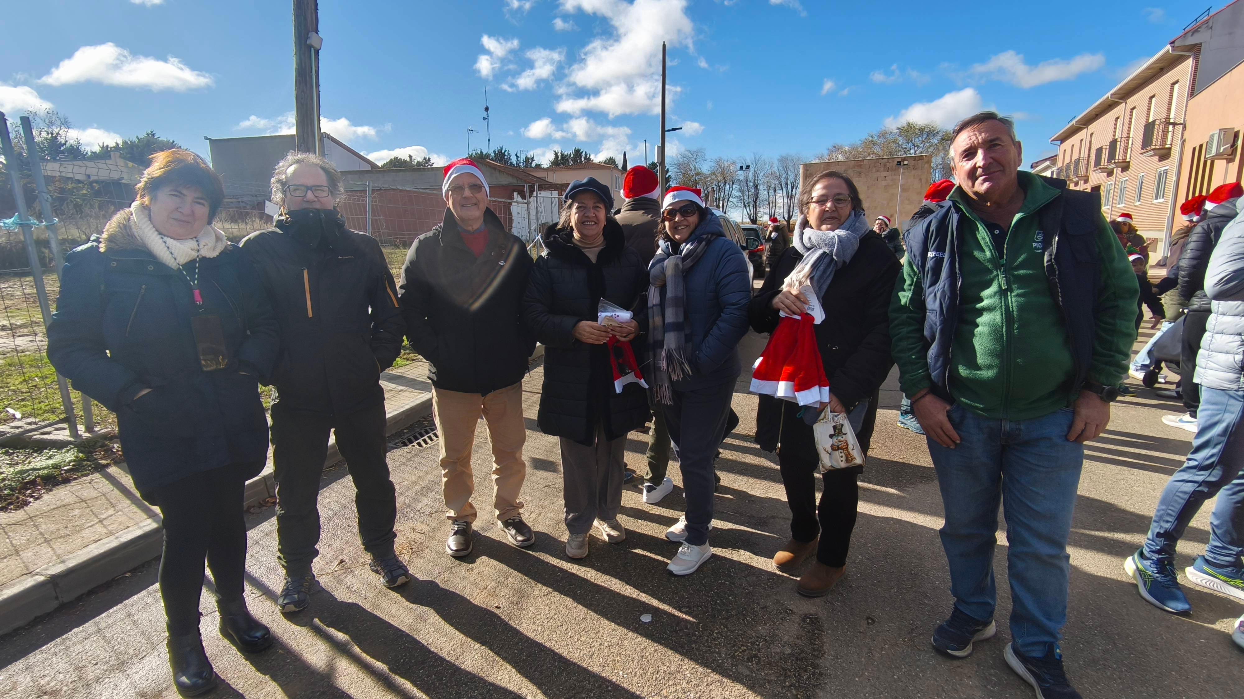 Pasos solidarios con acento navideño en Babilafuente