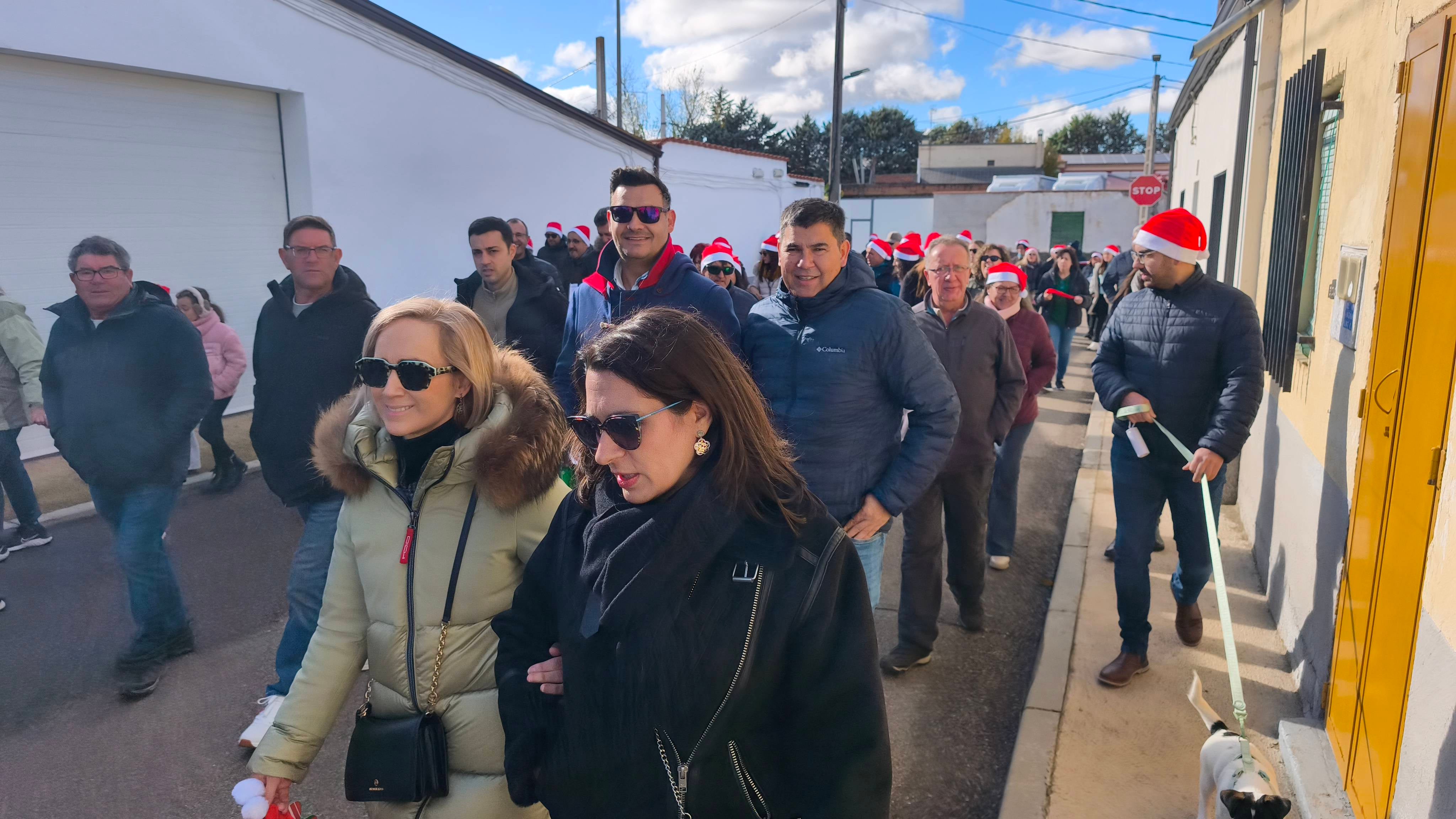 Pasos solidarios con acento navideño en Babilafuente