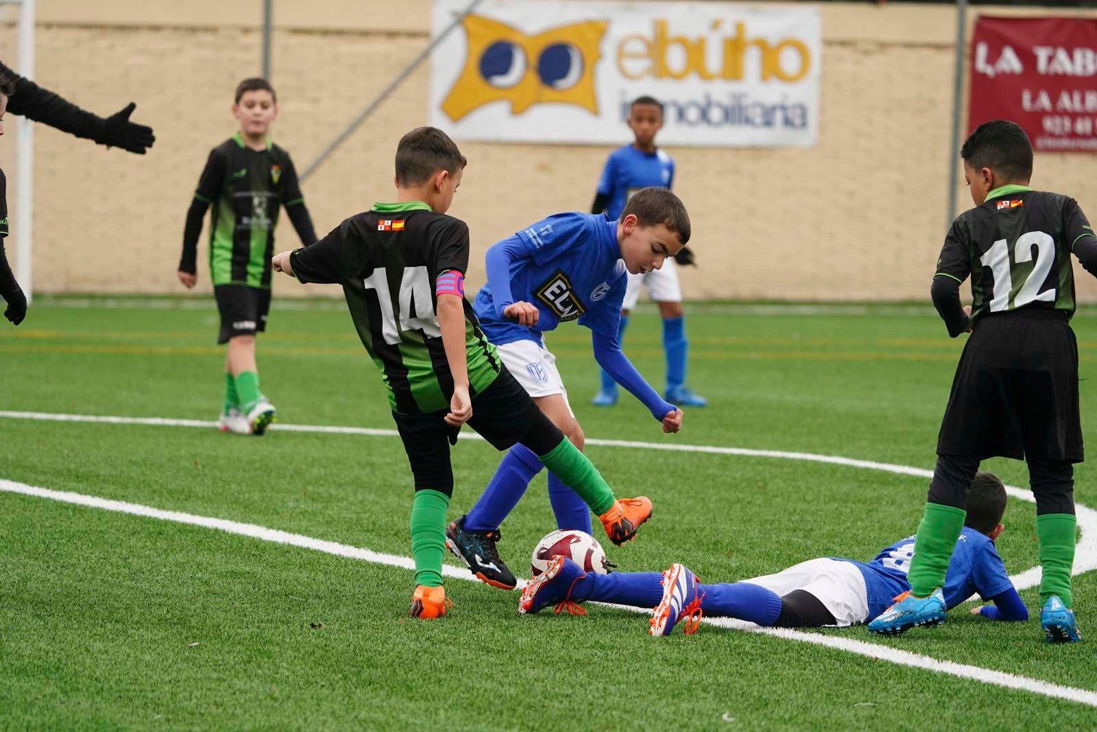 Las mejores imágenes de la jornada 9 en el fútbol base