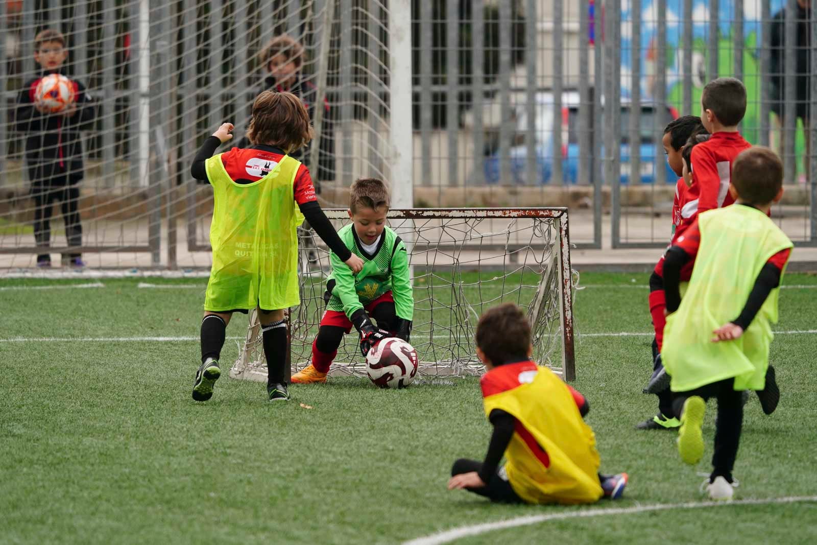 Las mejores imágenes de la jornada 9 en el fútbol base