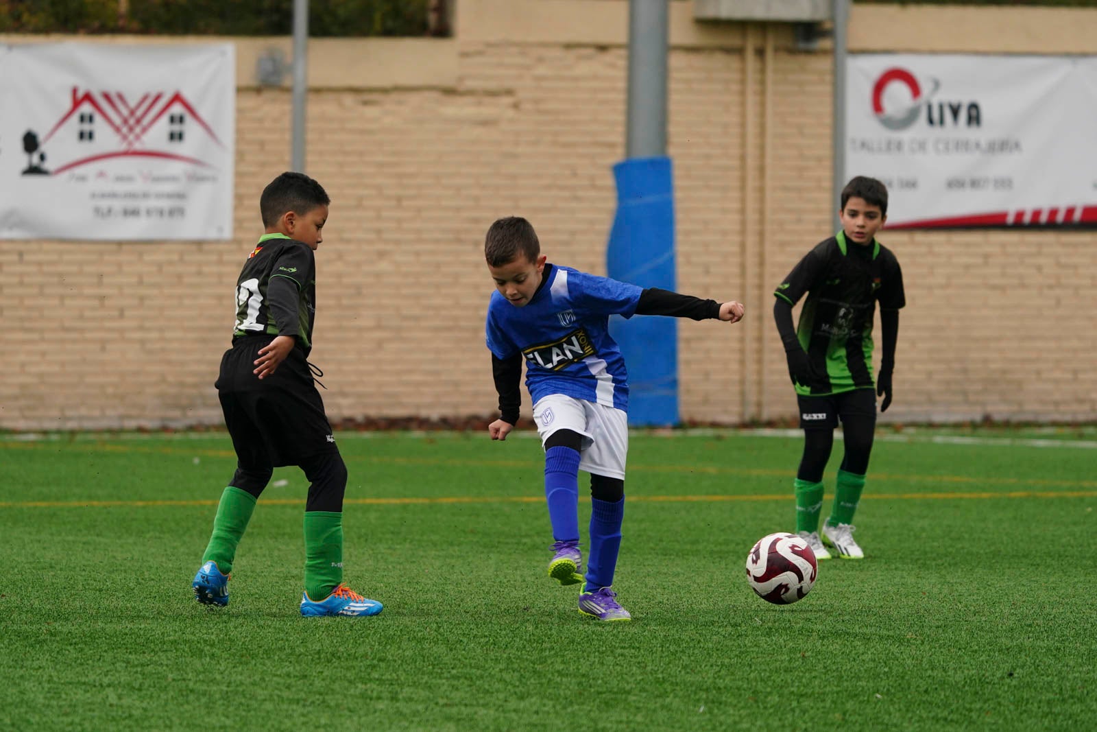 Las mejores imágenes de la jornada 9 en el fútbol base