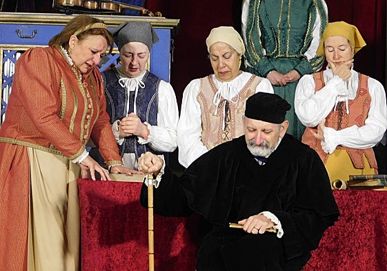 Uno de los momentos de la representación