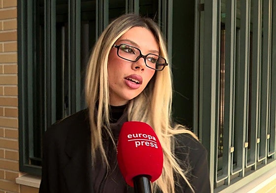 Alejandra Rubio atiende a Europa Press.