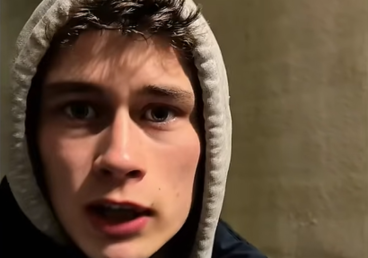 Jorge Rey, durante la publicación de su último vídeo.