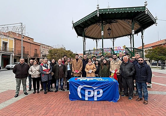 El PP celebra el Día de la Constitución en 2024 en Peñaranda.