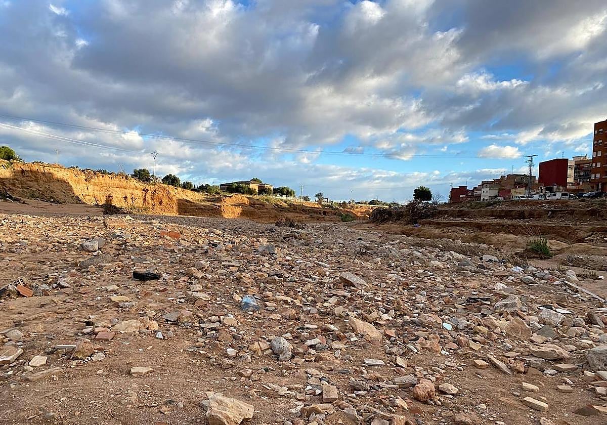 La rambla del Poyo en Torrent.