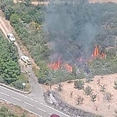 Panóramica del incendio del Garcibuey.