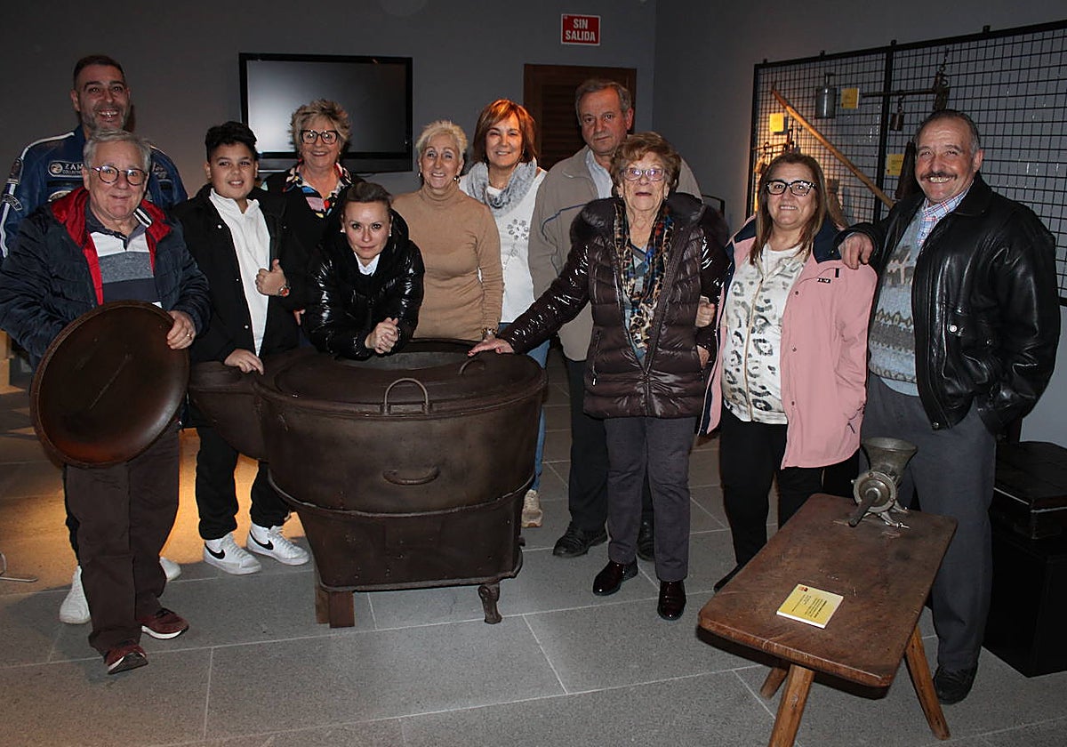 El equipo de la matanza, reunido en el Museo de la Industria Chacinera.