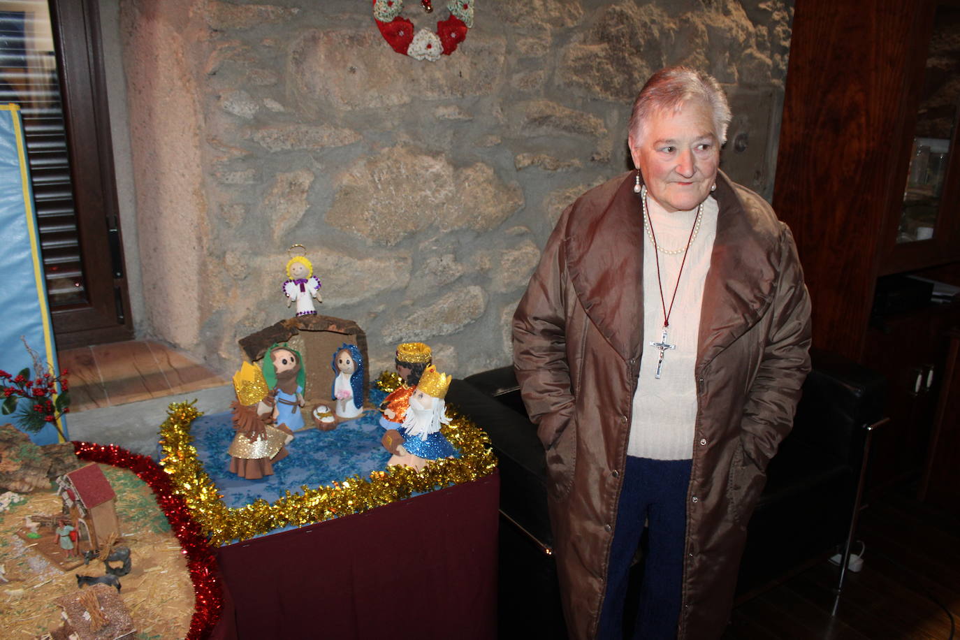 Béjar abre su muestra solidaria de belenes