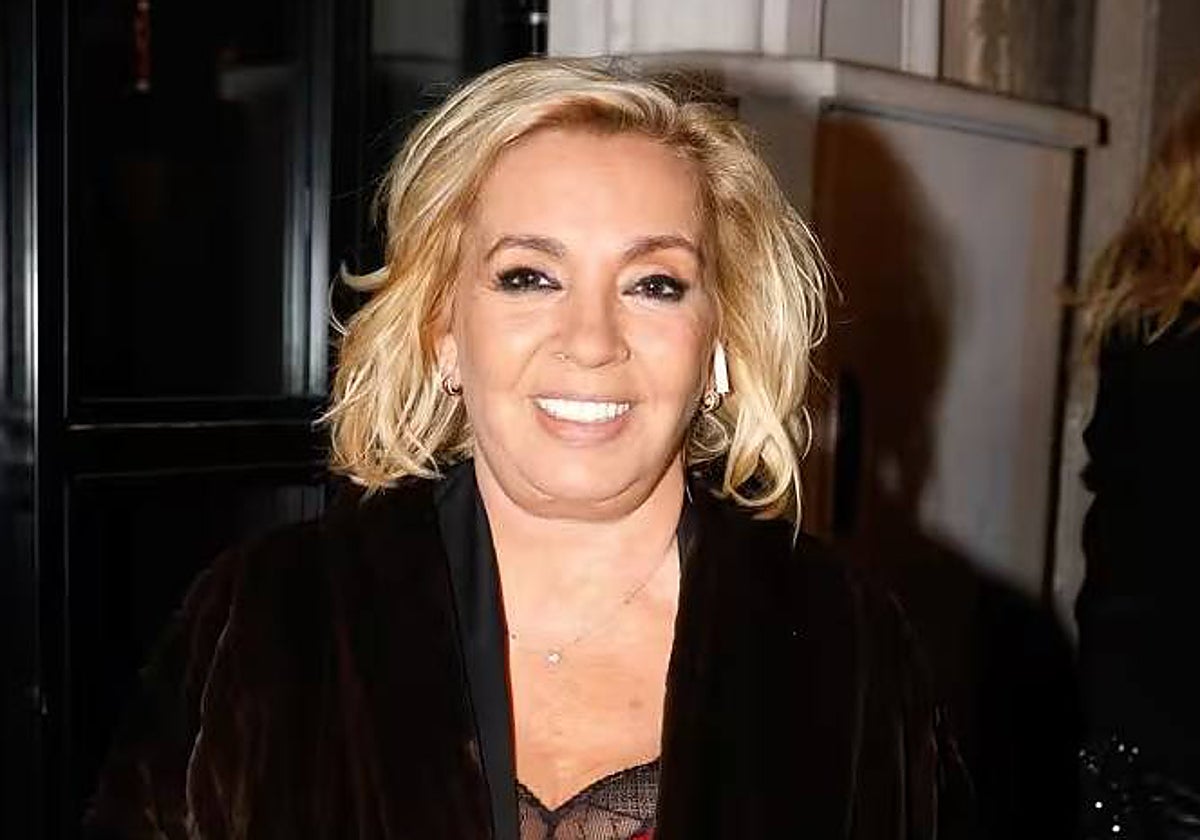 Carmen Borrego acude a la fiesta que celebra la productora de televisión 'Cuarzo' para festejar la Navidad.