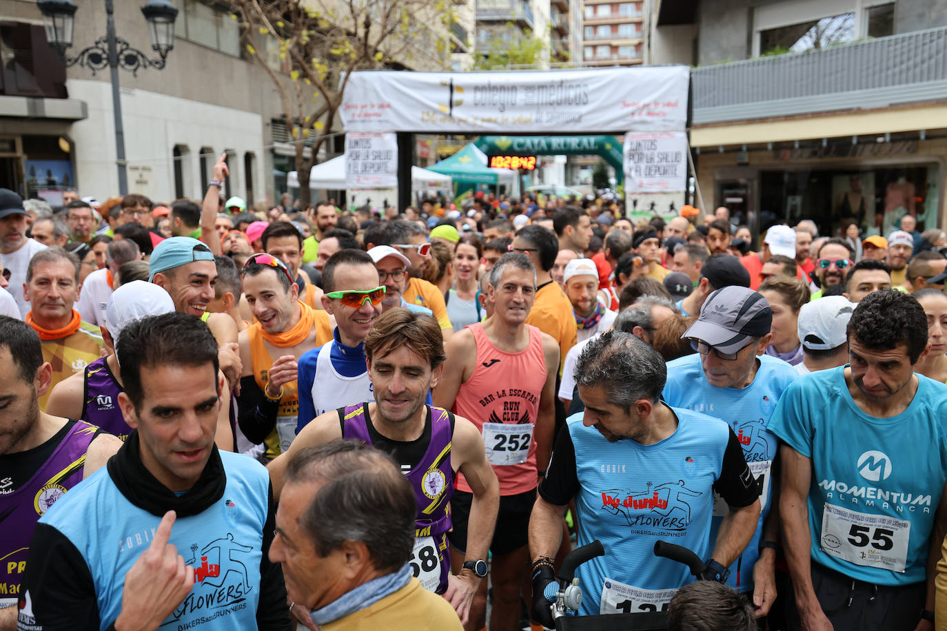 Salamanca corre con sus médicos y Javier Alves y Verónica Sánchez son los más rápidos
