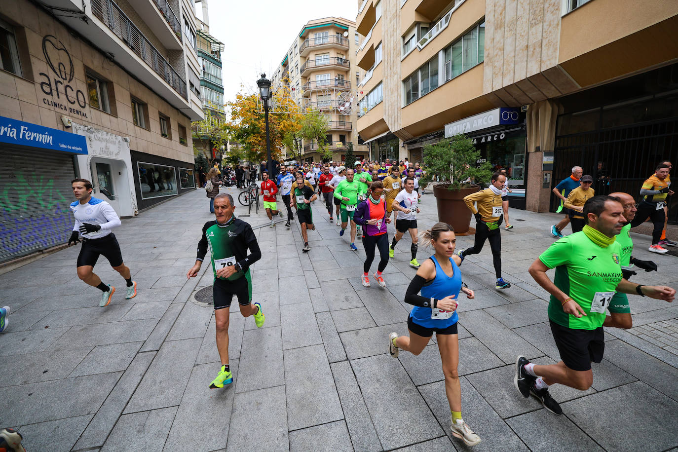 Salamanca corre con sus médicos y Javier Alves y Verónica Sánchez son los más rápidos
