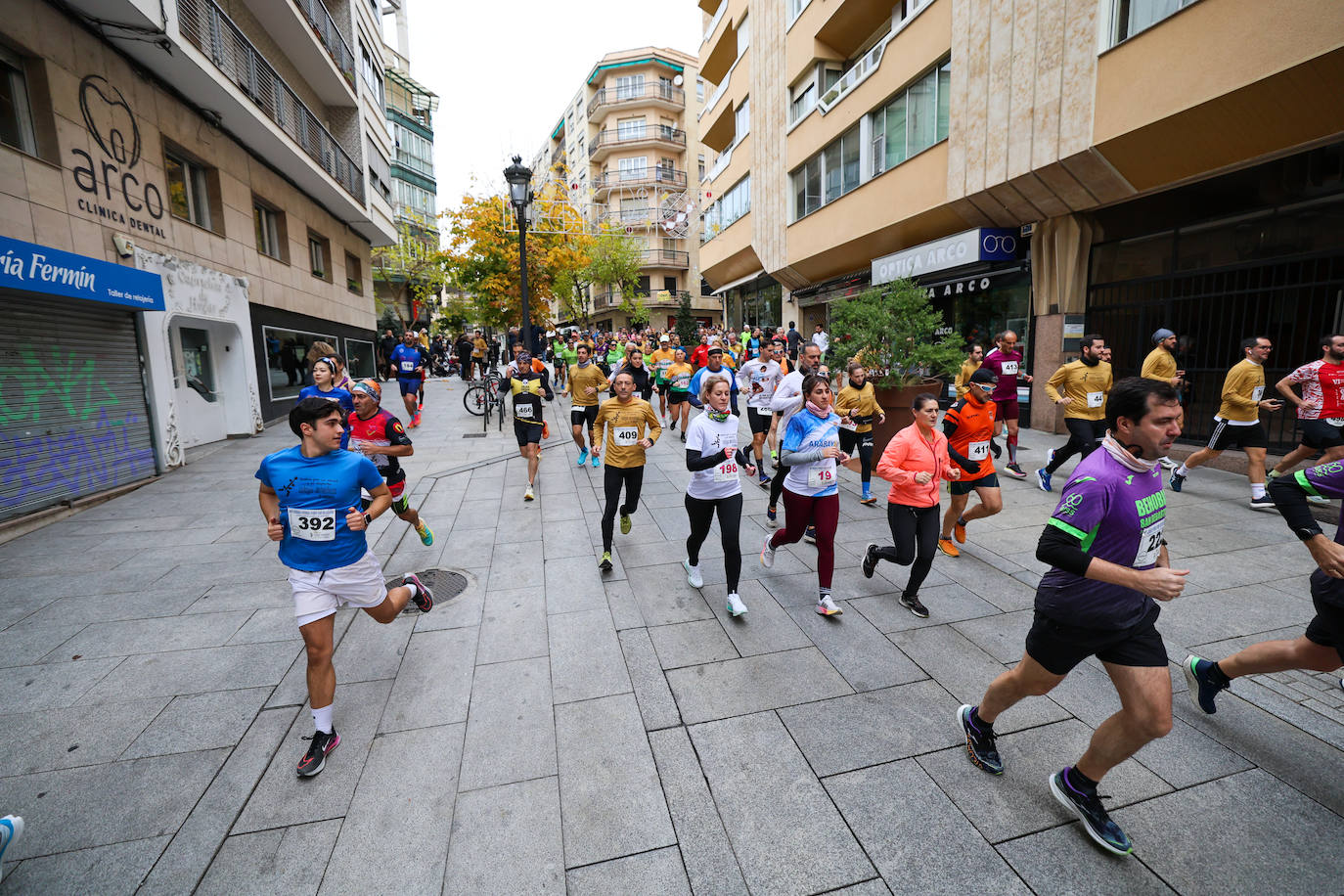 Salamanca corre con sus médicos y Javier Alves y Verónica Sánchez son los más rápidos