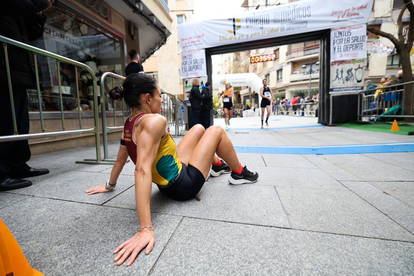 Salamanca corre con sus médicos y Javier Alves y Verónica Sánchez son los más rápidos