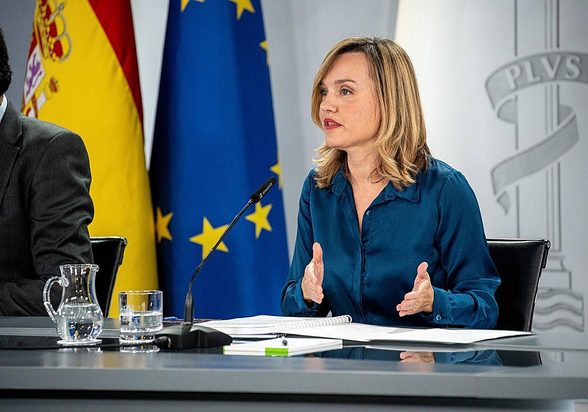 La ministra de Educación, Formación Profesional y Deportes y portavoz del Gobierno, Pilar Alegría