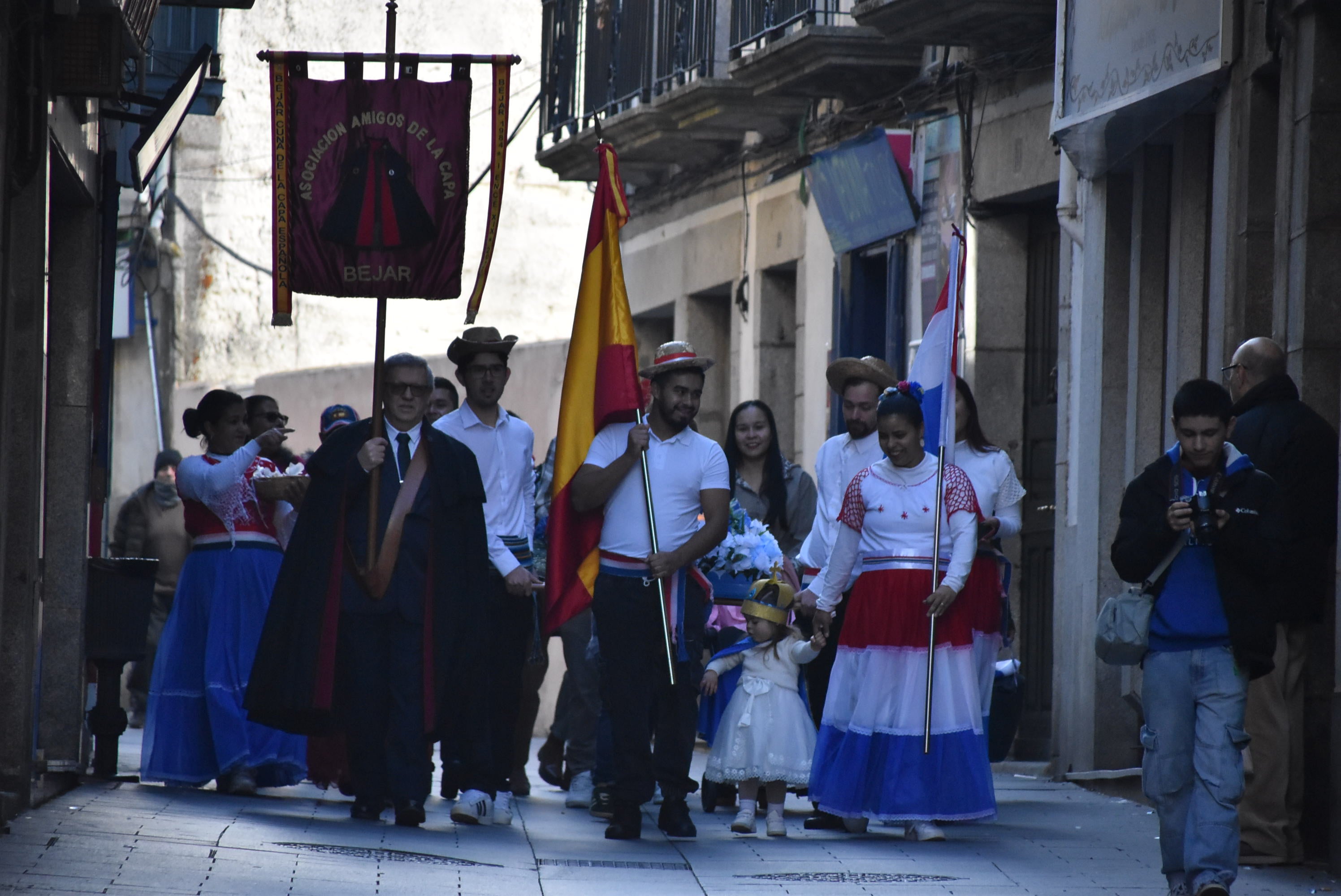 Procesión con la Virgen de Caacupé en Béjar