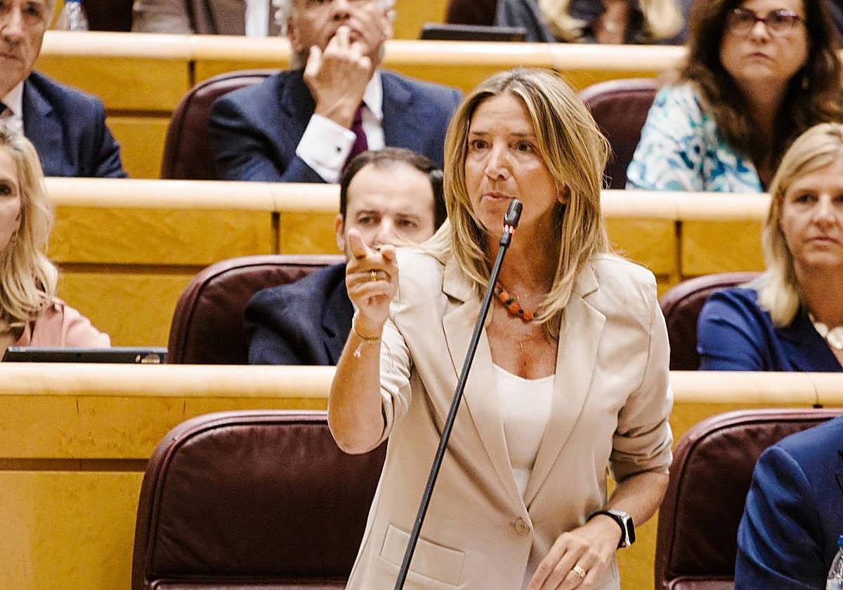 La portavoz del PP en el Senado, Alicia García.