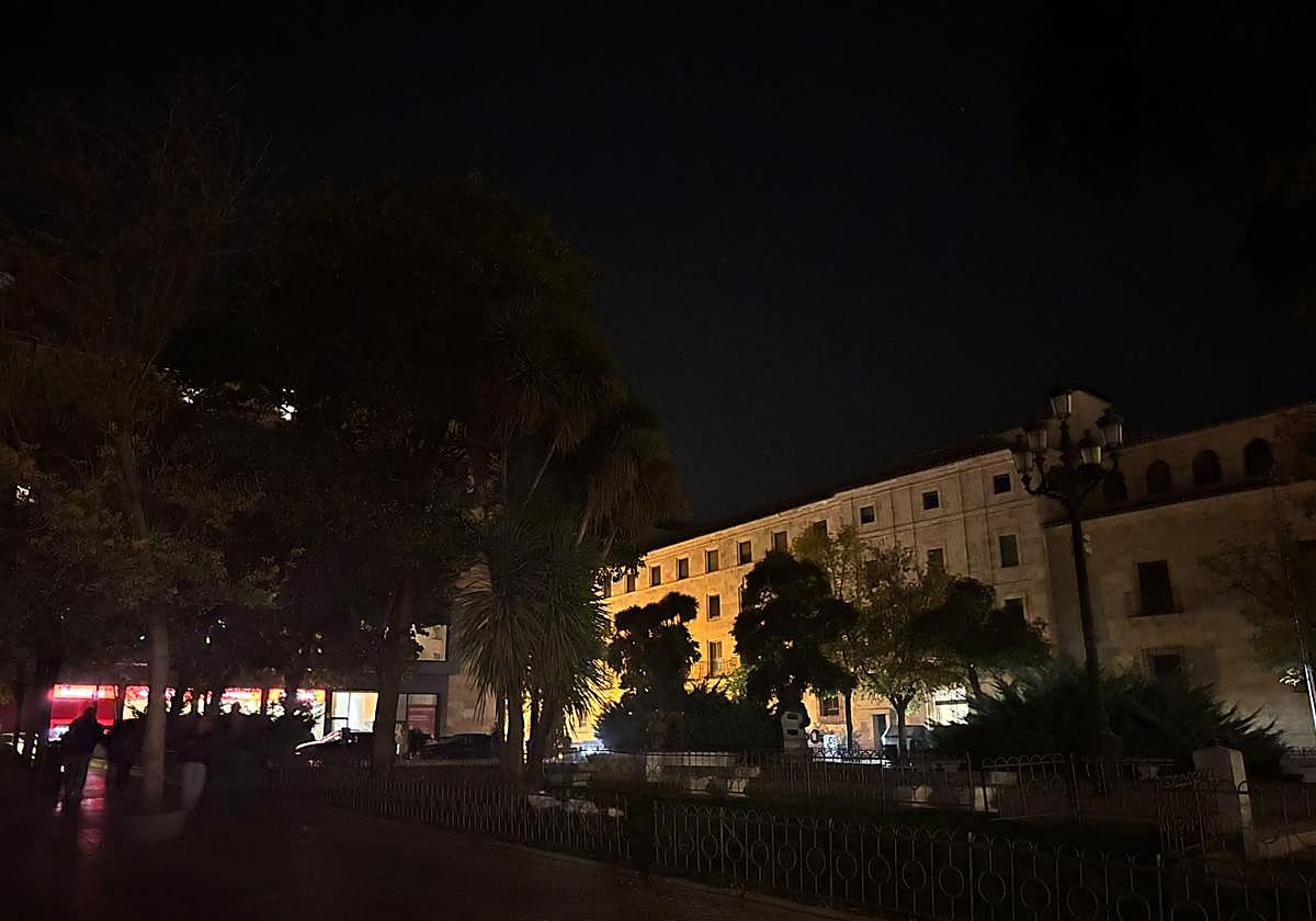 Incidencia en la plaza de los Bandos