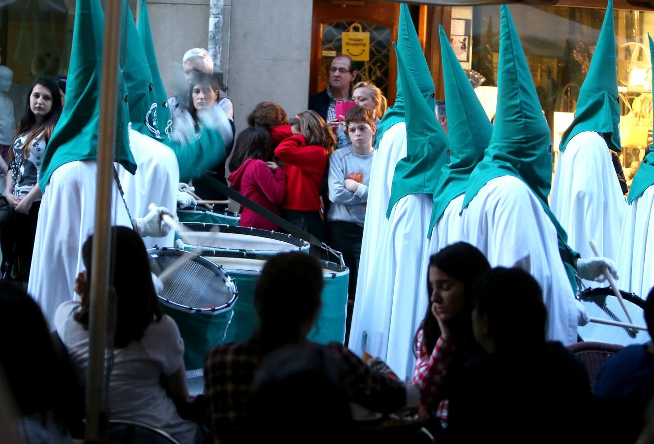 La cofradía de la Santa Cruz procesionó con el Santo Rosario del Dolor