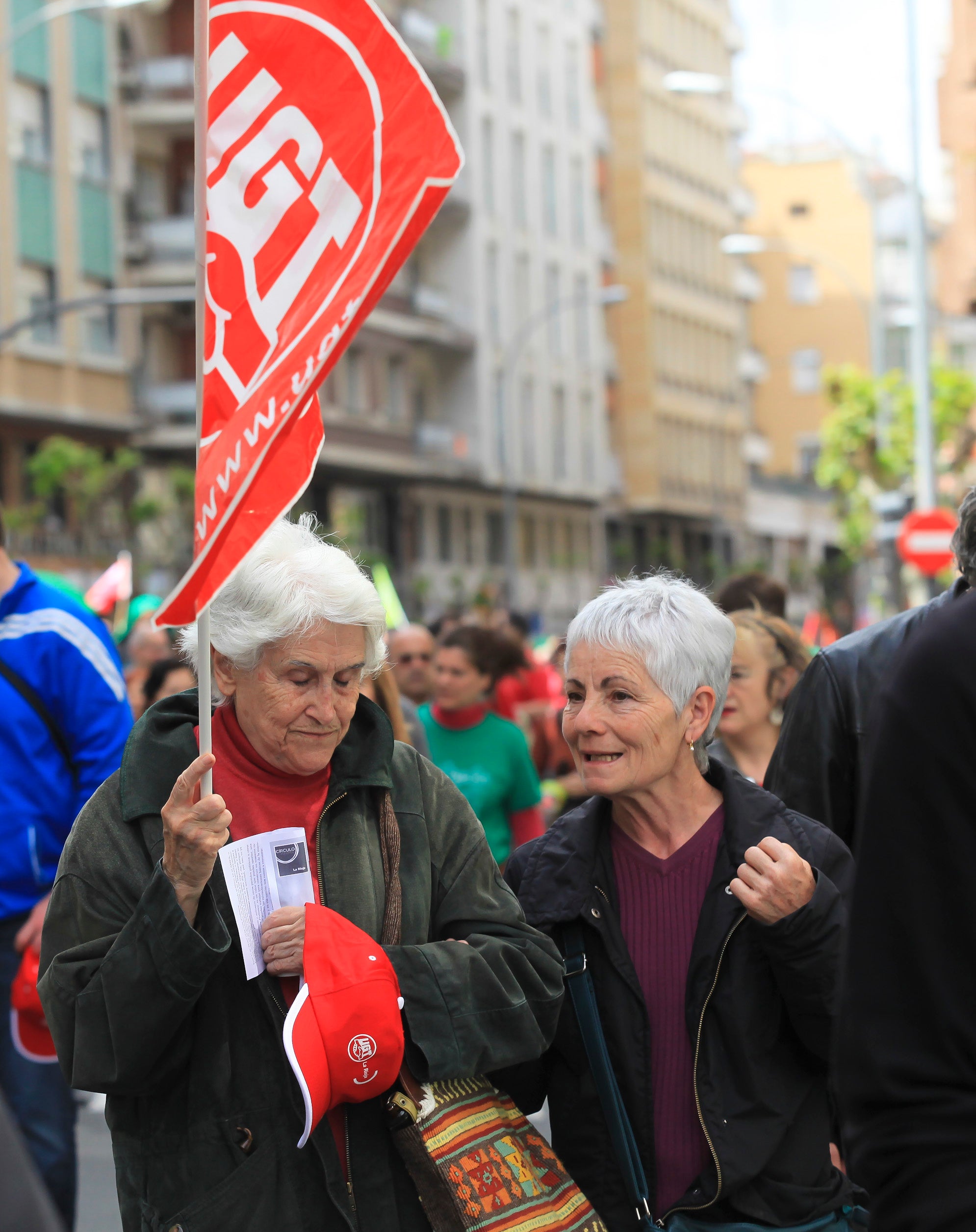 Manifestación en Logroño del Primero de Mayo